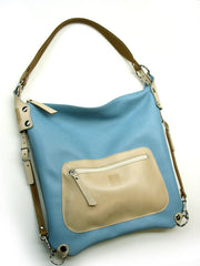 Villa Sak purse backpack pastel blue and bone LTD edition